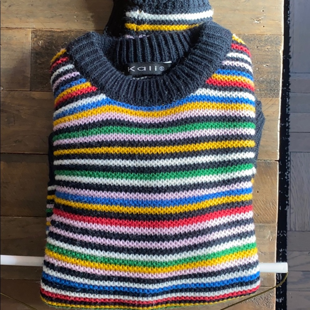 Kali Striped Statement Sweater